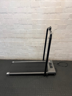 Fit Pulse Compact Black and Grey Treadmill – side view