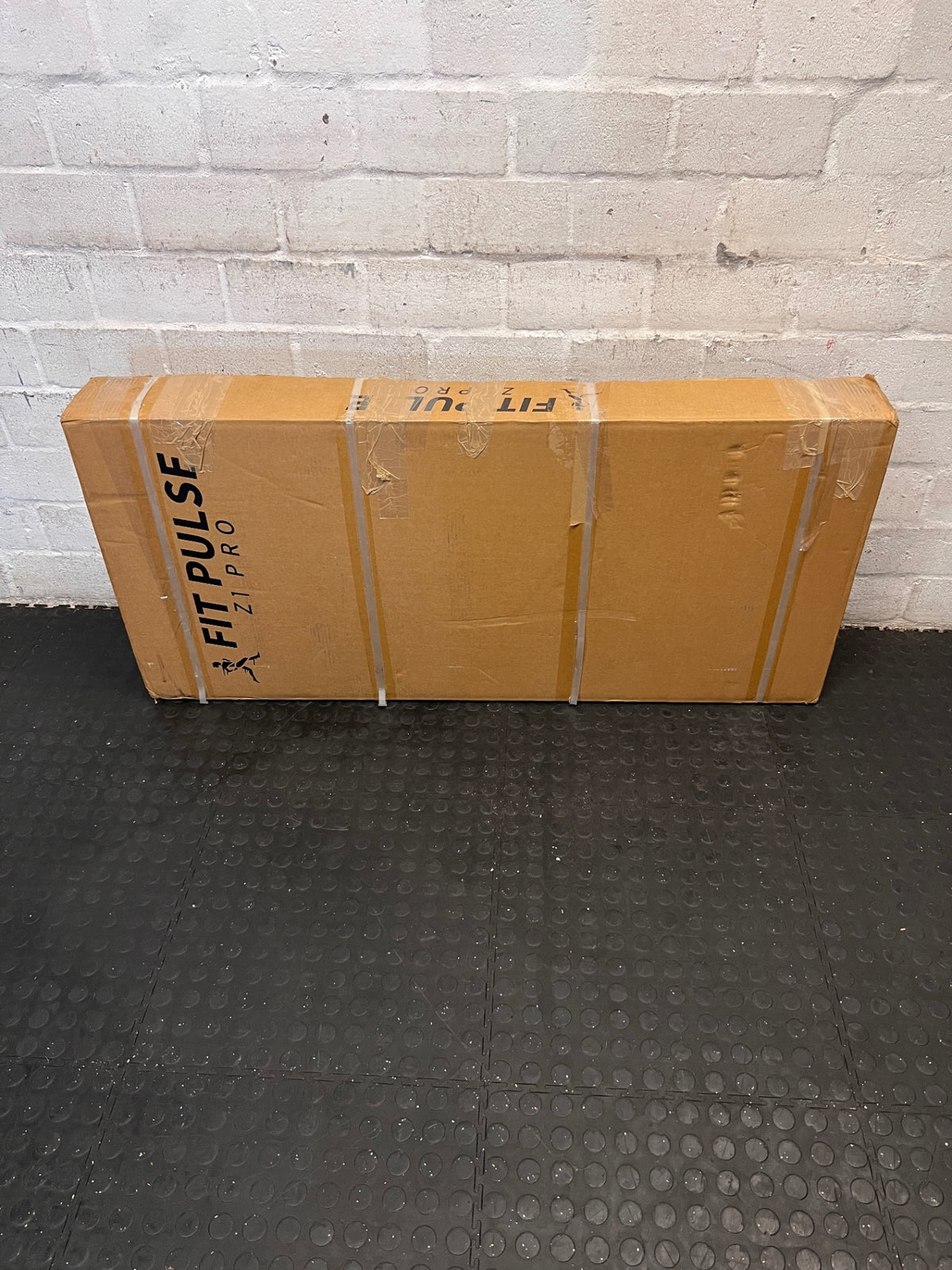 Fit Pulse Compact Black and Grey Treadmill – top view