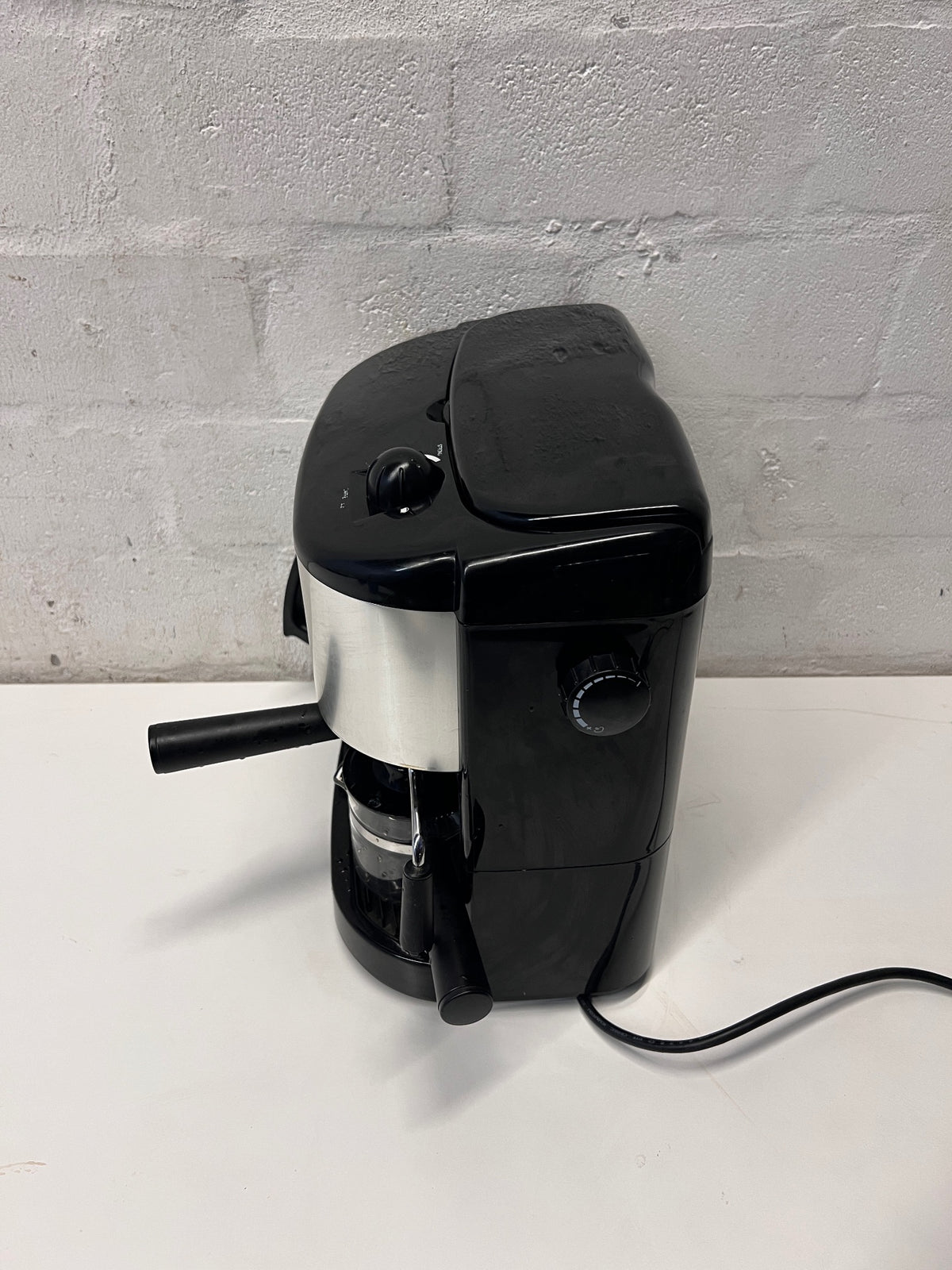 Mellerware Coffee Bar Filter and Espresso Machine — Good Working Order; Minor Surface Scratches – side view