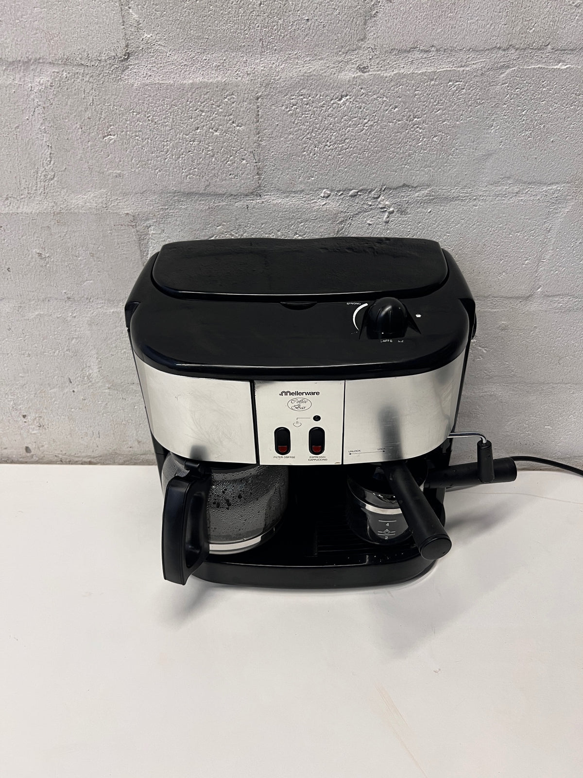 Mellerware Coffee Bar Filter and Espresso Machine — Good Working Order; Minor Surface Scratches – top view