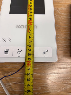 Kocom Video Intercom System with Outdoor Call Station – width measurement