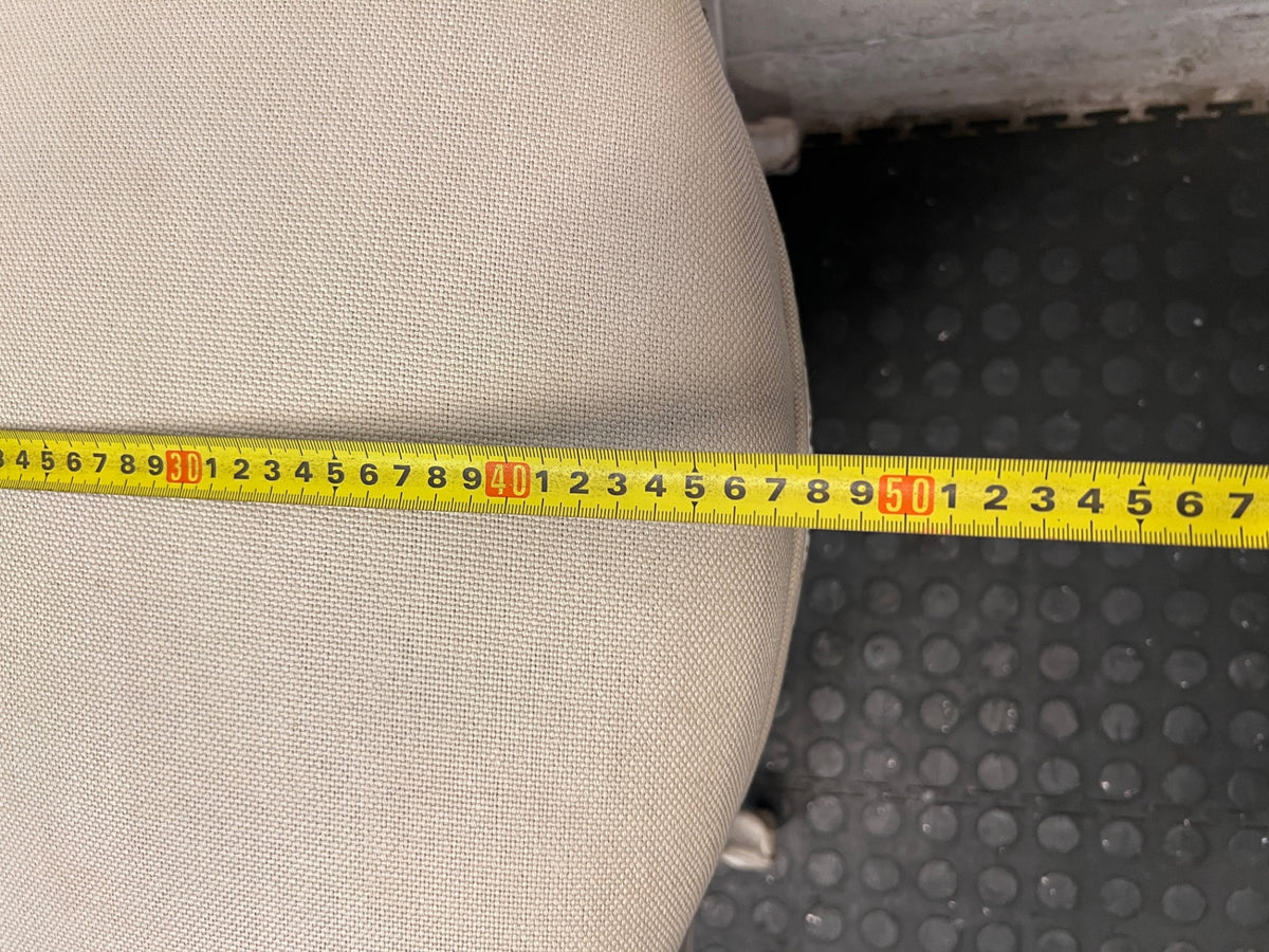 Upholstered French-Style Dining Chair with Cabriole Legs – depth measurement