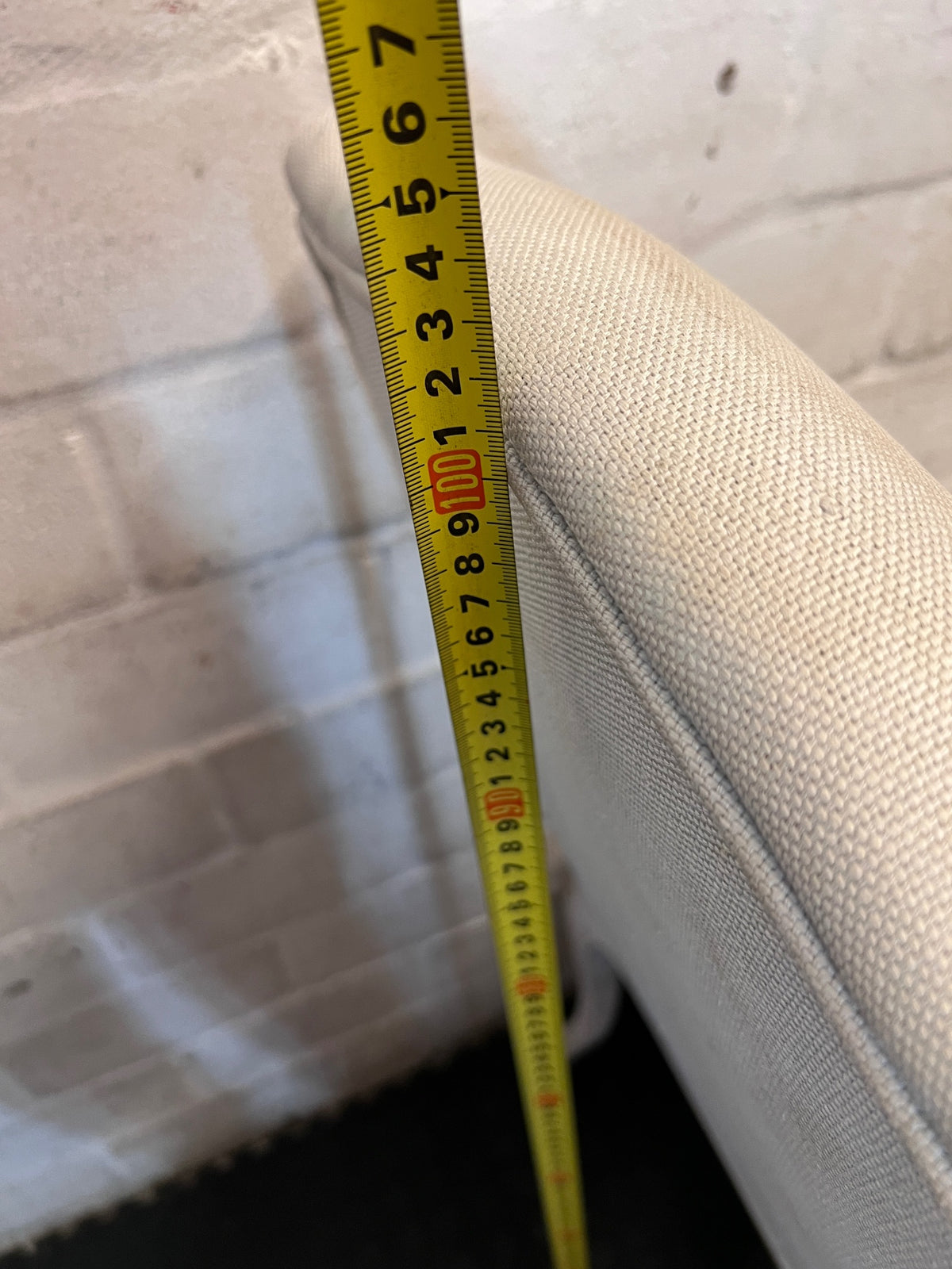 Upholstered French-Style Dining Chair with Cabriole Legs – height measurement