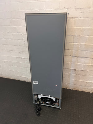Hisense 154L Top Freezer Fridge in Titanium Silver – back view