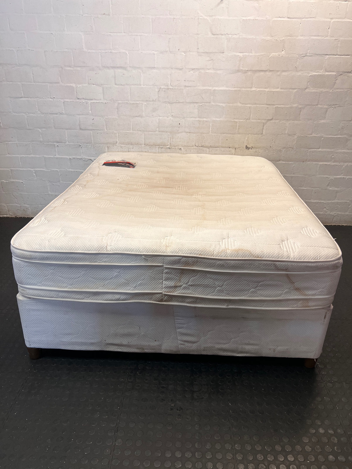 Queen Mattress and Base Set – back view