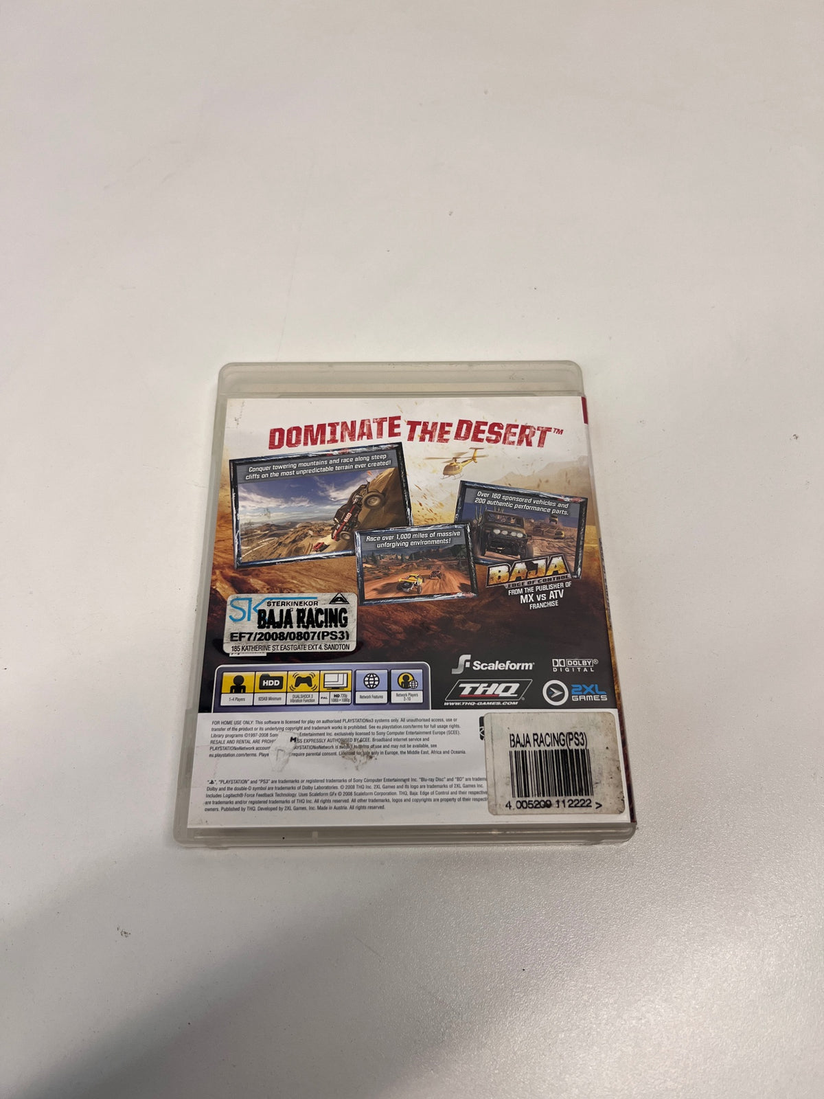 Baja: Edge of Control PlayStation 3 Game – condition detail