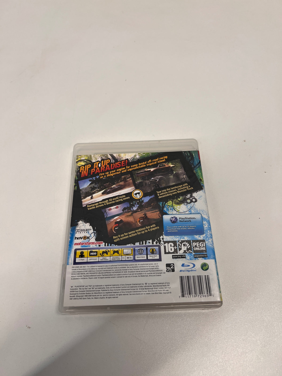 MotorStorm: Pacific Rift - PlayStation 3 Game – condition detail