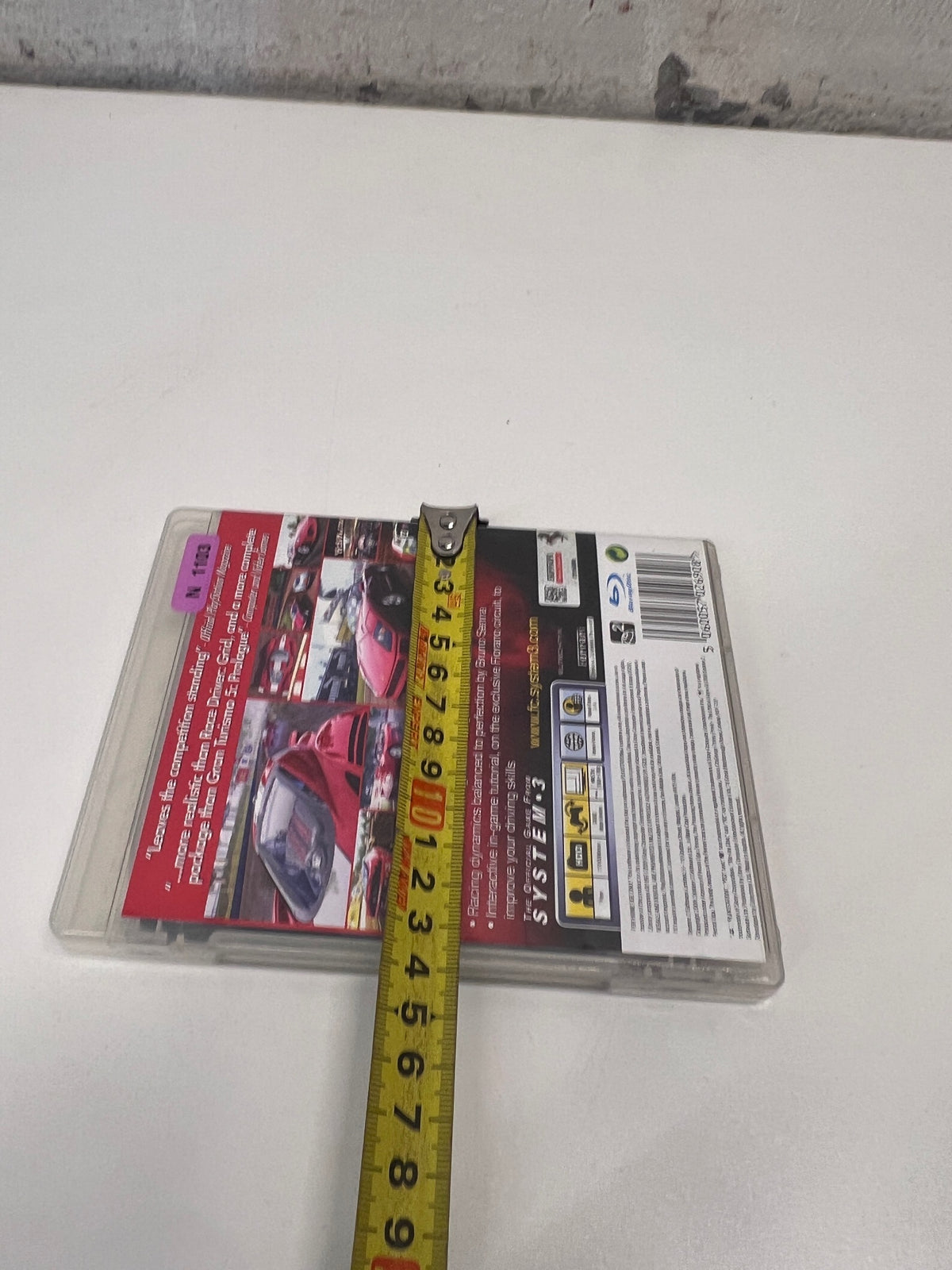 Ferrari Challenge Deluxe PS3 Game – height measurement