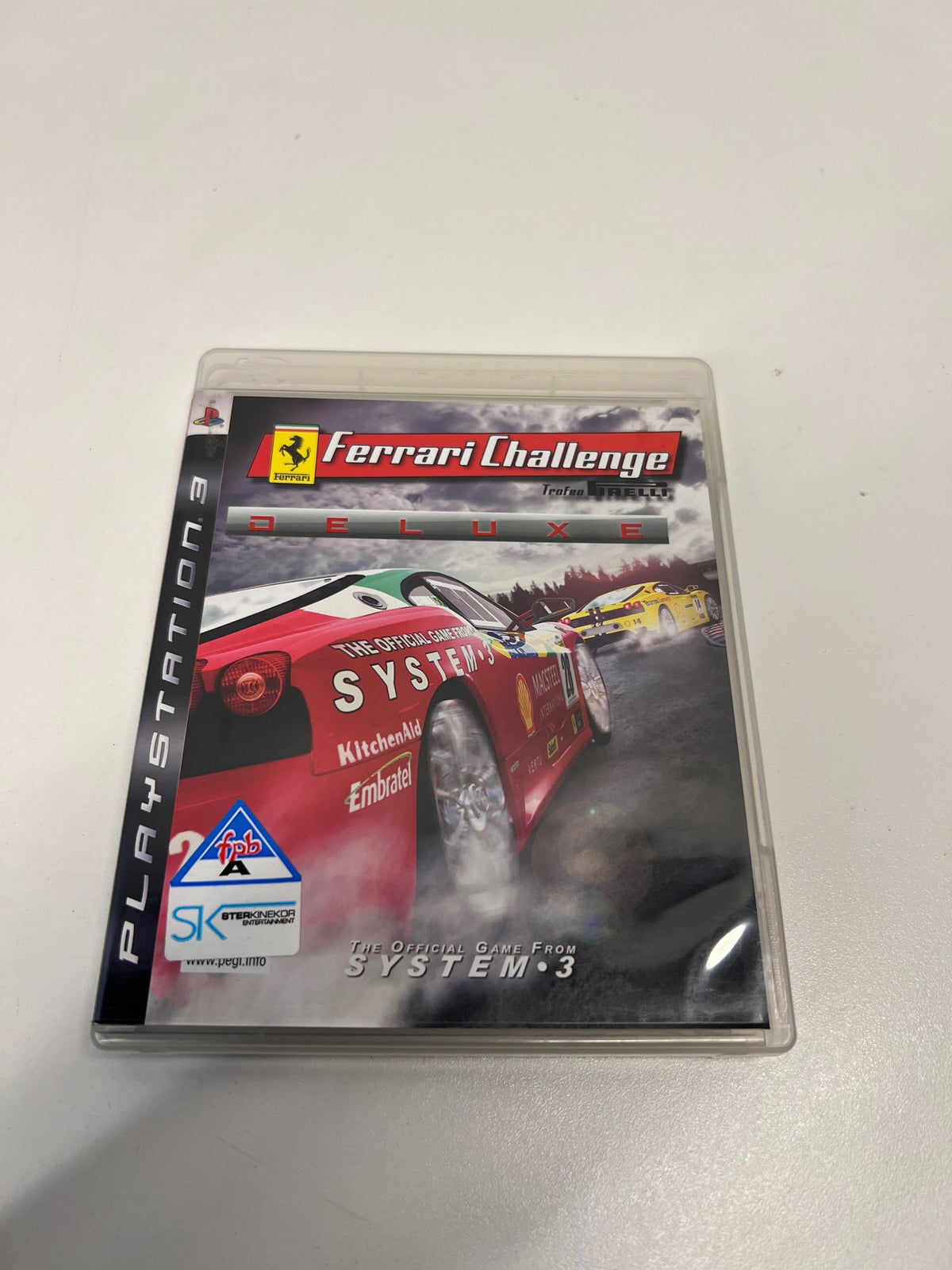 Ferrari Challenge Deluxe PS3 Game – main front view