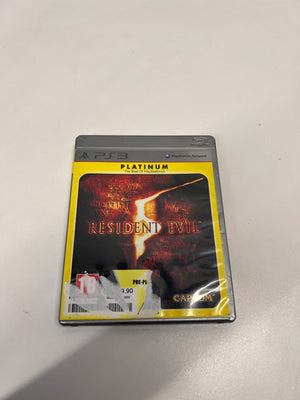 Resident Evil 5 Platinum PS3 Video Game – main front view