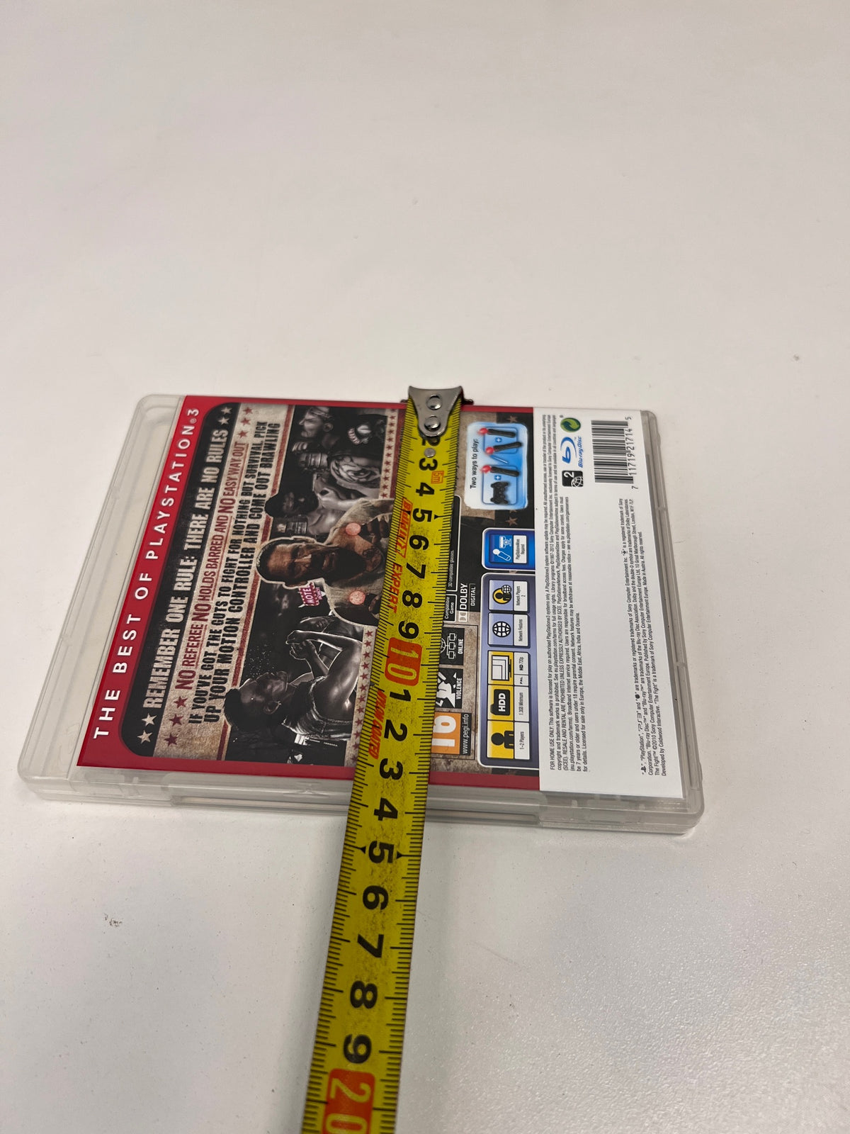 The Fight - PlayStation 3 Essentials Game – height measurement