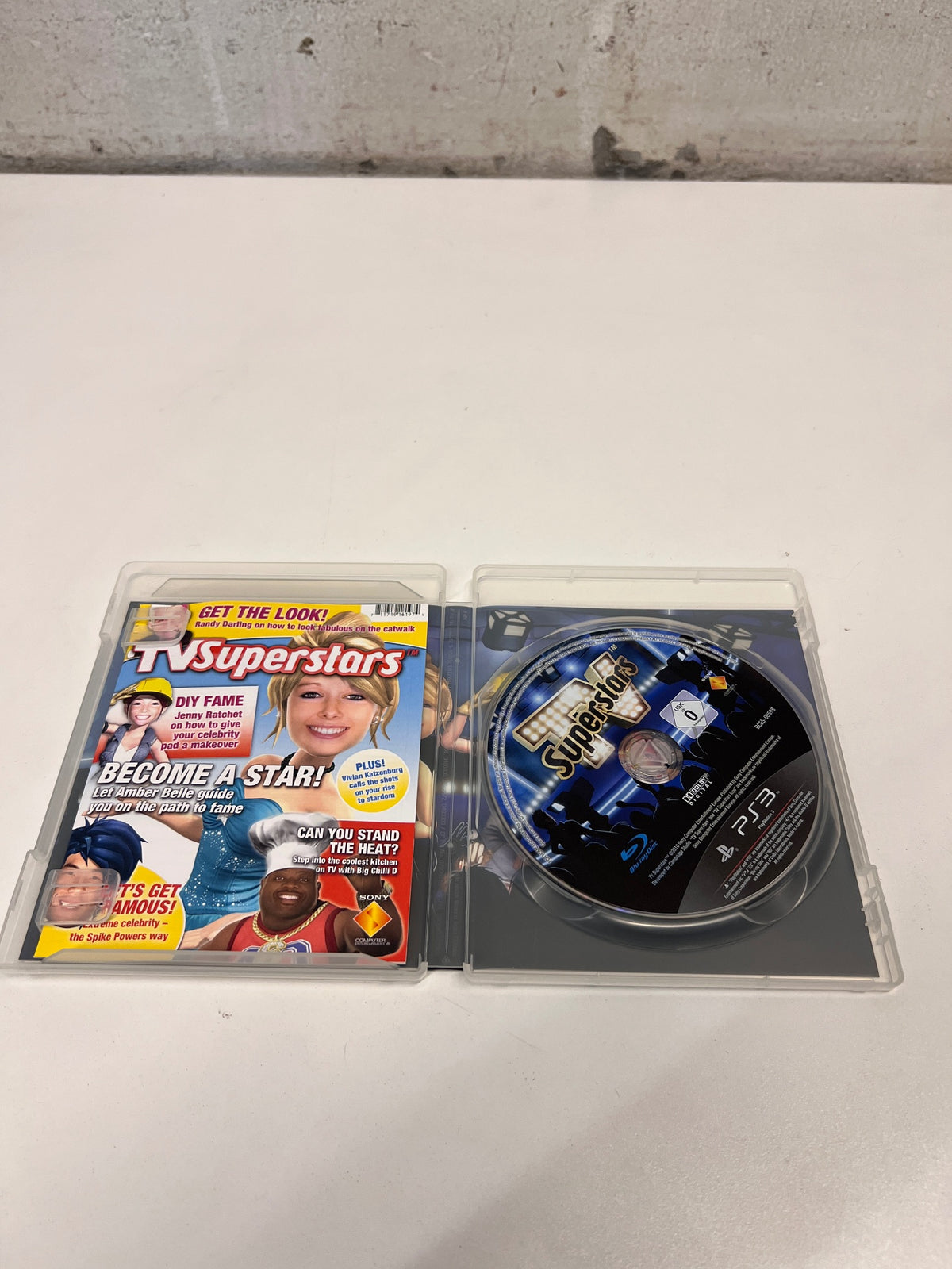 TV Superstars PlayStation 3 (PS3) Video Game – side view