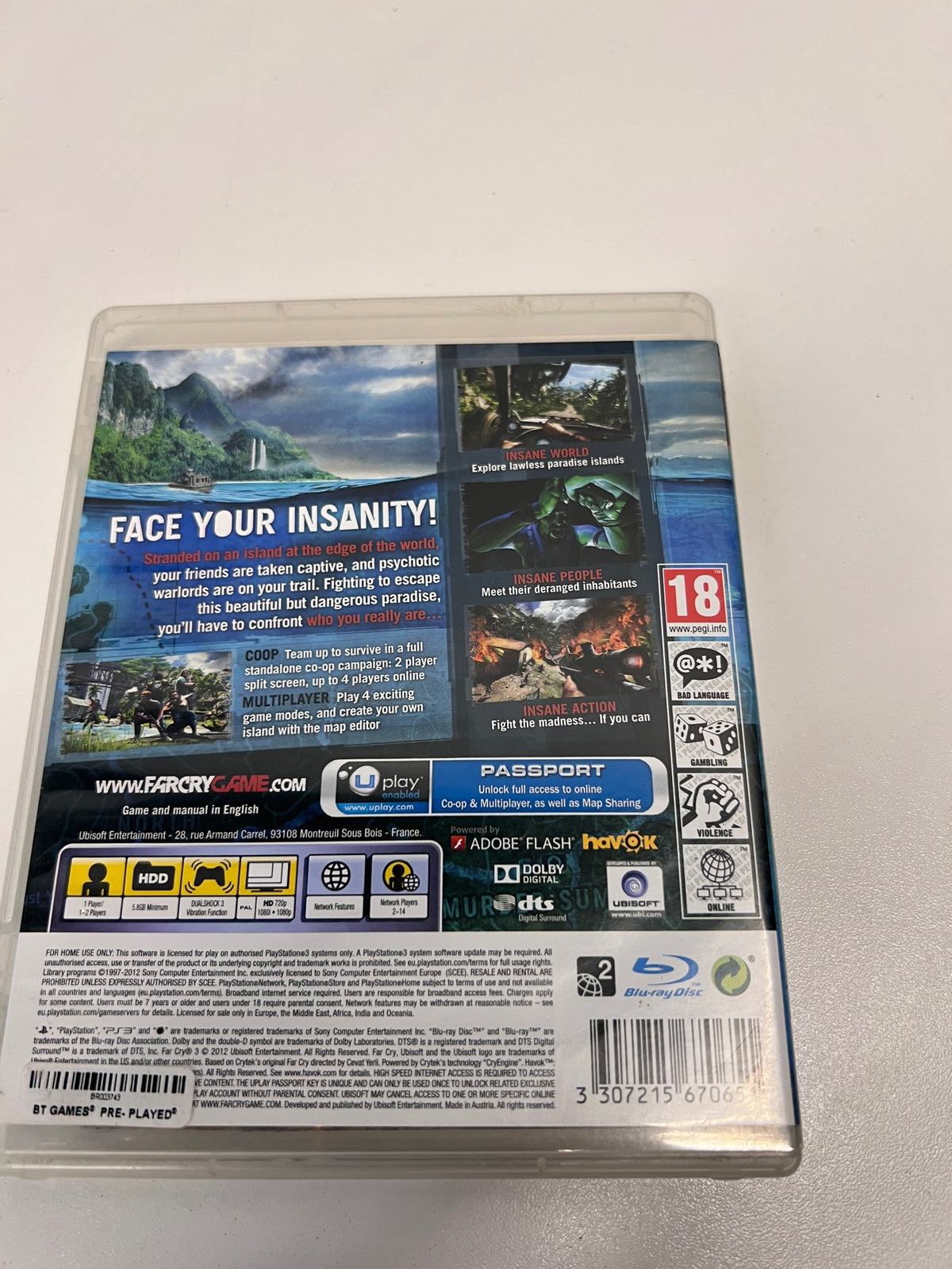 Far Cry 3 - PlayStation 3 Video Game – condition detail