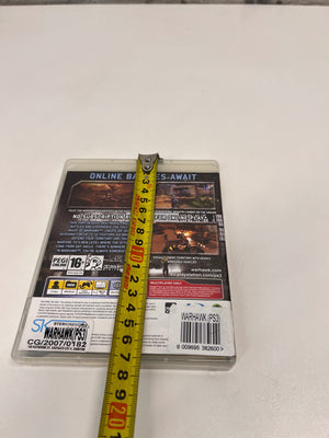 Warhawk PlayStation 3 Video Game – depth measurement