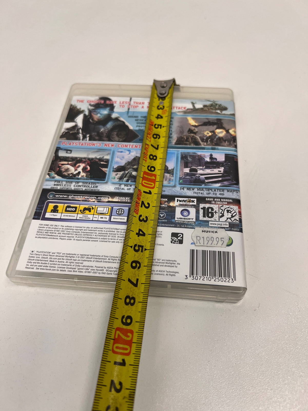 Ghost Recon Advanced Warfighter 2 PS3 Game – depth measurement