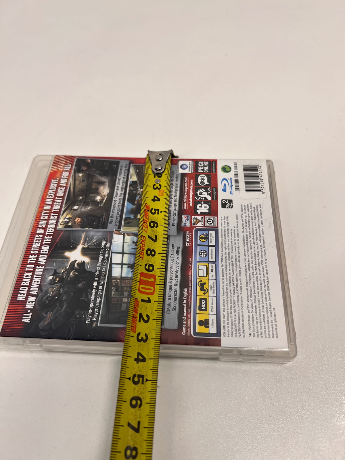 Rainbow Six Vegas 2 PS3 Game – depth measurement