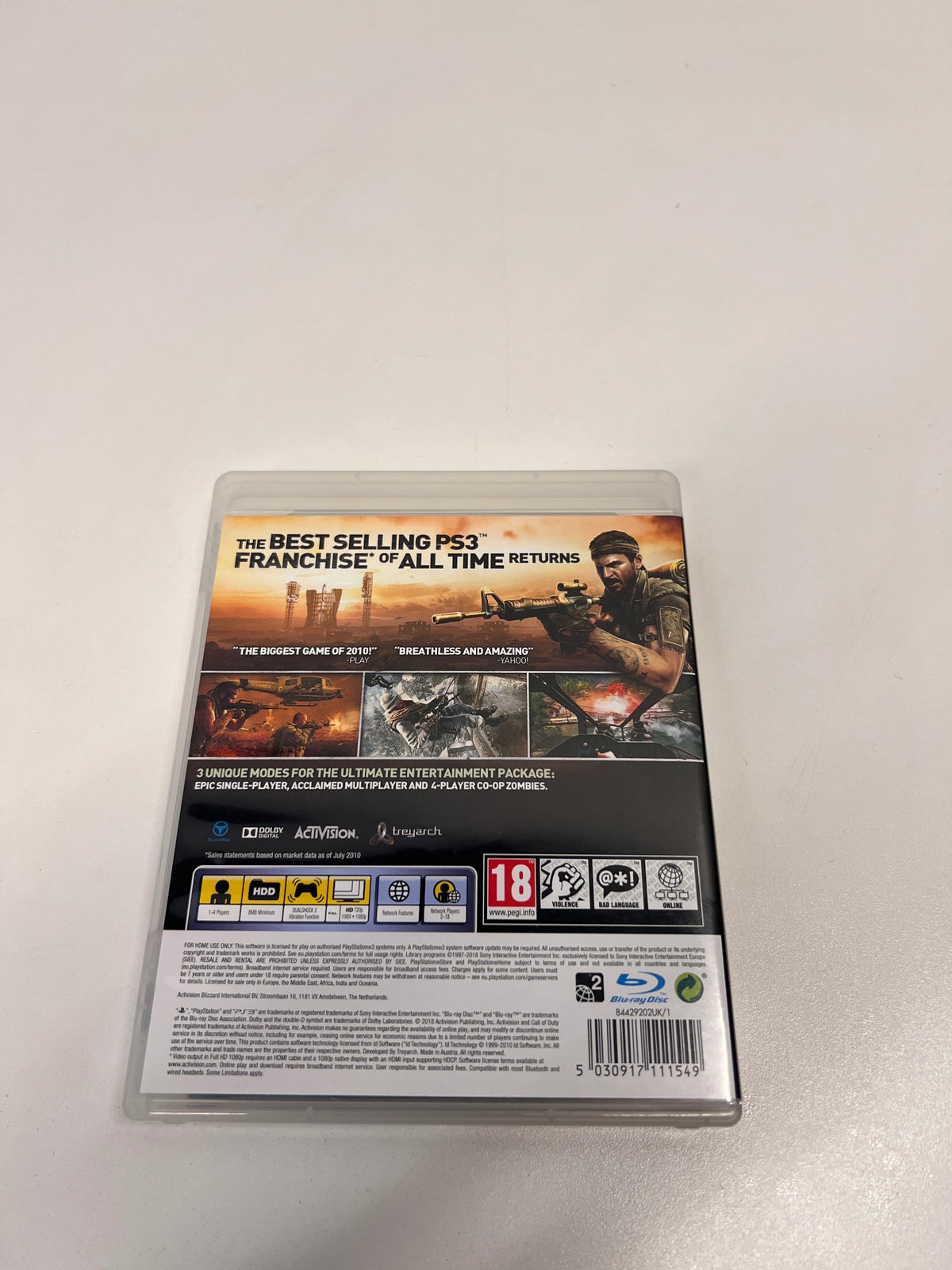 Call of Duty: Black Ops PlayStation 3 Game – condition detail