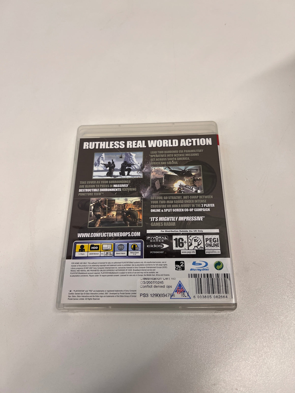 Conflict: Denied Ops PlayStation 3 Game – condition detail