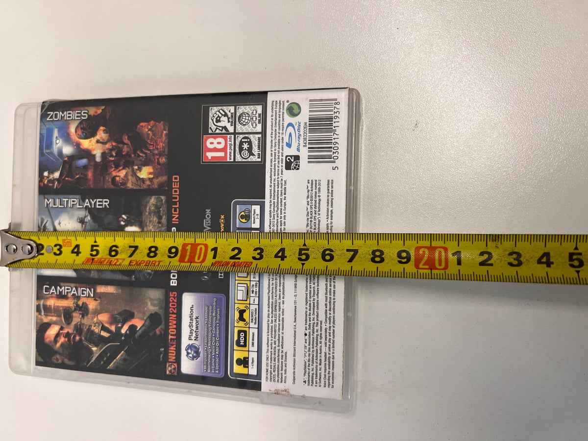 Call of Duty Black Ops II PlayStation 3 Game – depth measurement