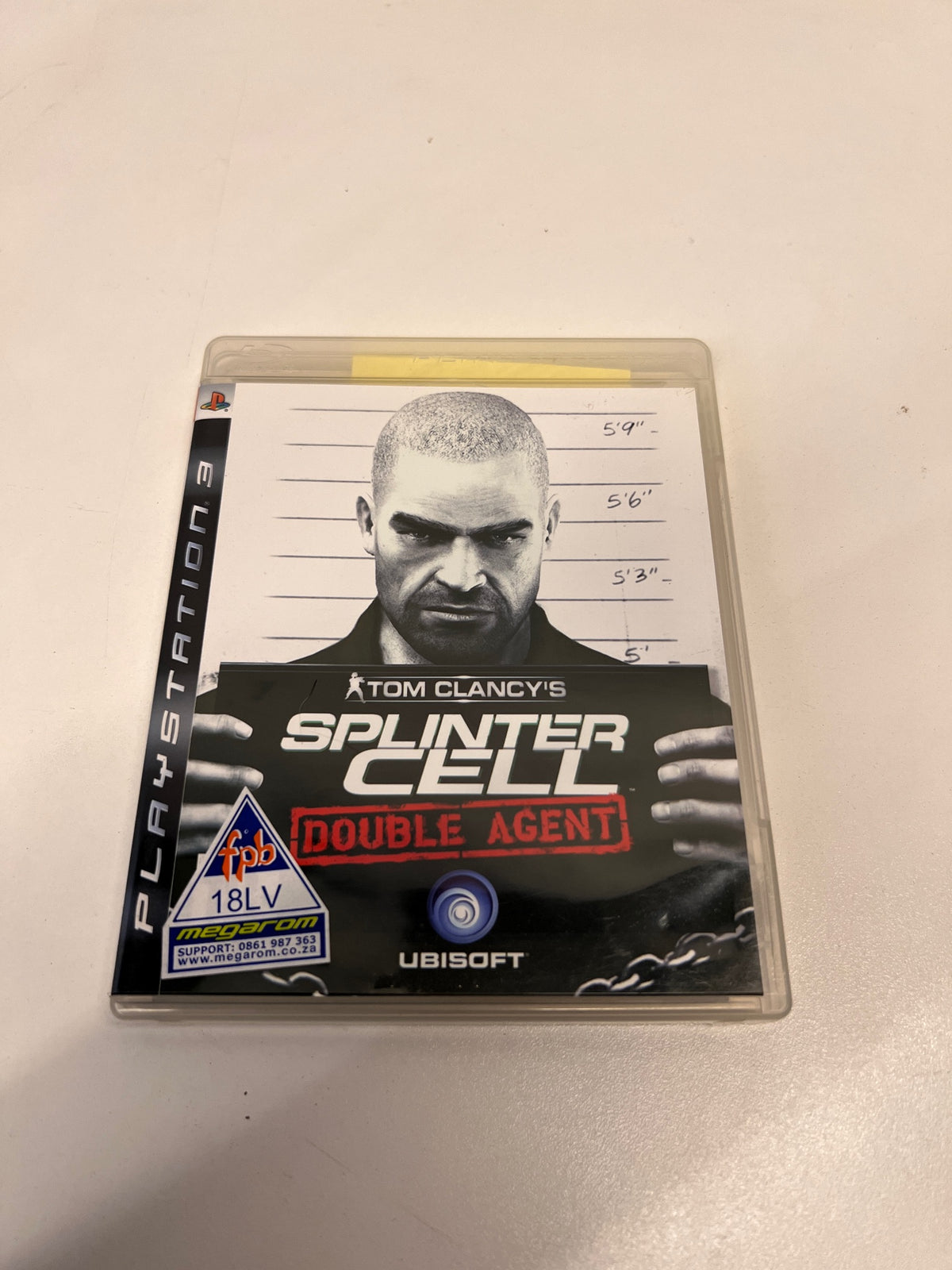 Tom Clancy's Splinter Cell: Double Agent PS3 Game – main front view