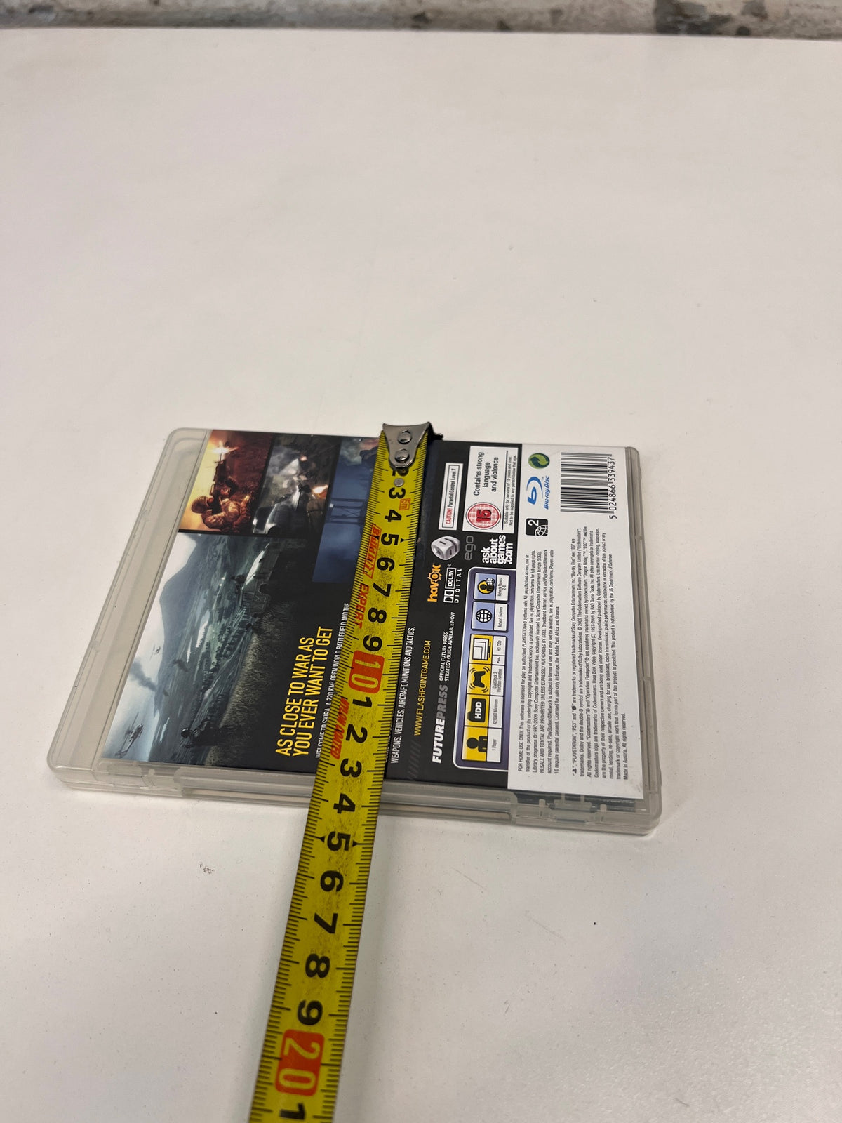 Operation Flashpoint: Dragon Rising for PlayStation 3 – height measurement