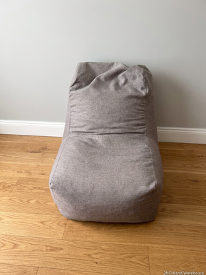 Grey Fabric Bean Bag Chair – styled product image