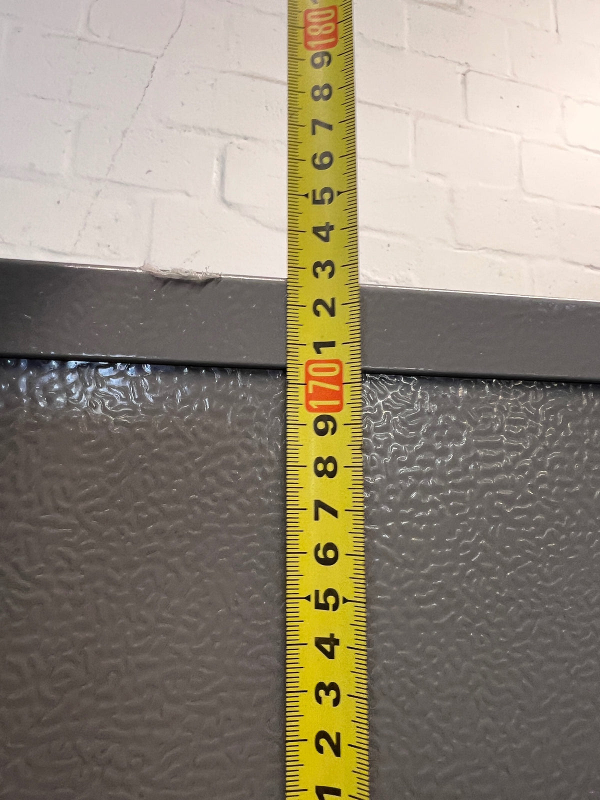 Defy Grey Bottom-Mount Fridge-Freezer – height measurement