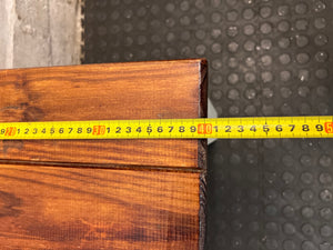 Two-Tone Wood Dining Chair with Slat Back – depth measurement
