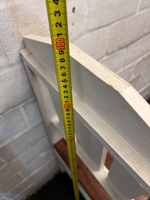 Two-Tone Wood Dining Chair with Slat Back – height measurement