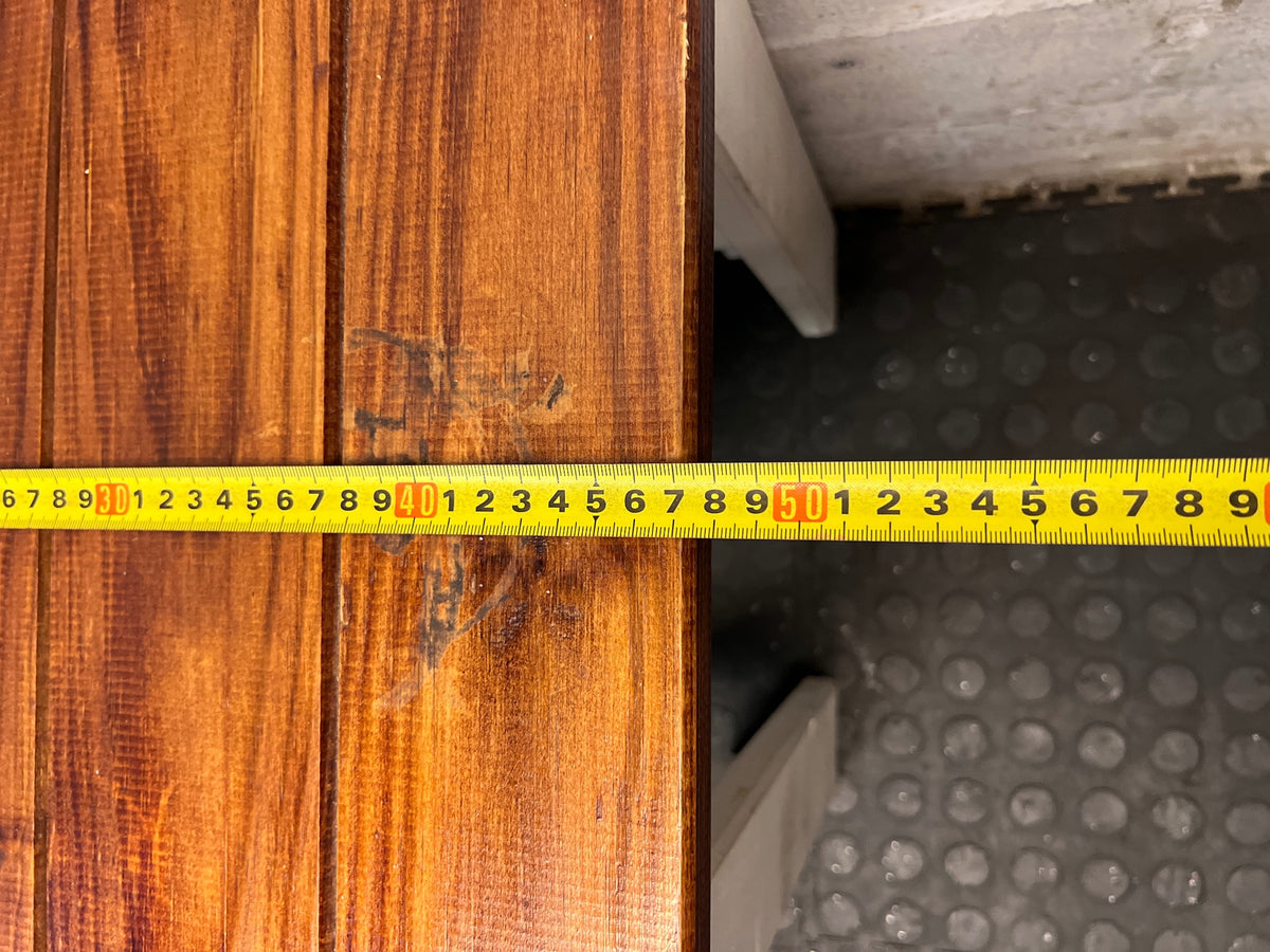Two-Tone Wood Dining Chair with Slat Back – width measurement