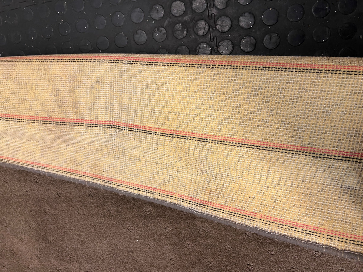 Textured Earthy Brown Area Rug (180cm x 136cm) – back view