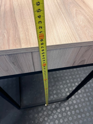 Oak-Tone Sahara Melawood Office Desk with Metal Frame – height measurement