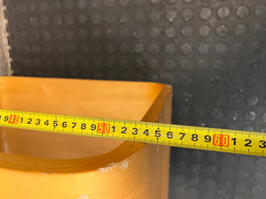 Mobile Bentwood Side Table on Castors – width measurement