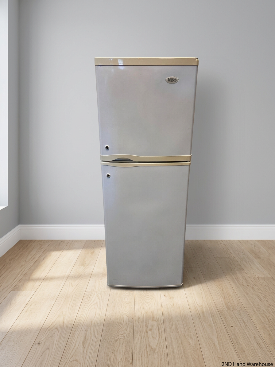 KIC White Top-Mount Fridge-Freezer with Locks — Fridge and Freezer Sections Not Cooling – styled product image