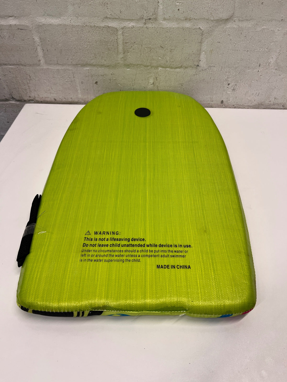 Lime Green Graphic Print Bodyboard – condition detail