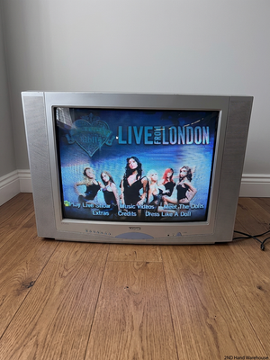 Logik Silver CRT Retro Television – styled product image