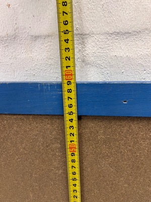 Blue Textured Rectangular Wall Mirror – height measurement