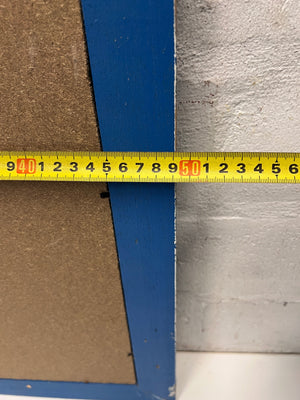 Blue Textured Rectangular Wall Mirror – width measurement