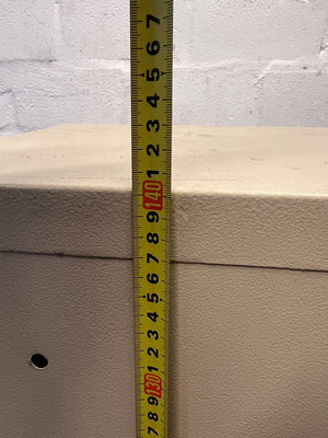 Two-Tone Single Door Steel Locker – height measurement