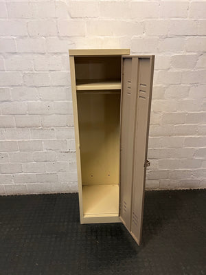 Two-Tone Single Door Steel Locker – side view