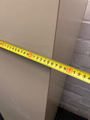 Two-Tone Single Door Steel Locker – width measurement
