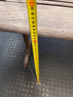 Wooden Rectangular Outdoor Dining Table – height measurement