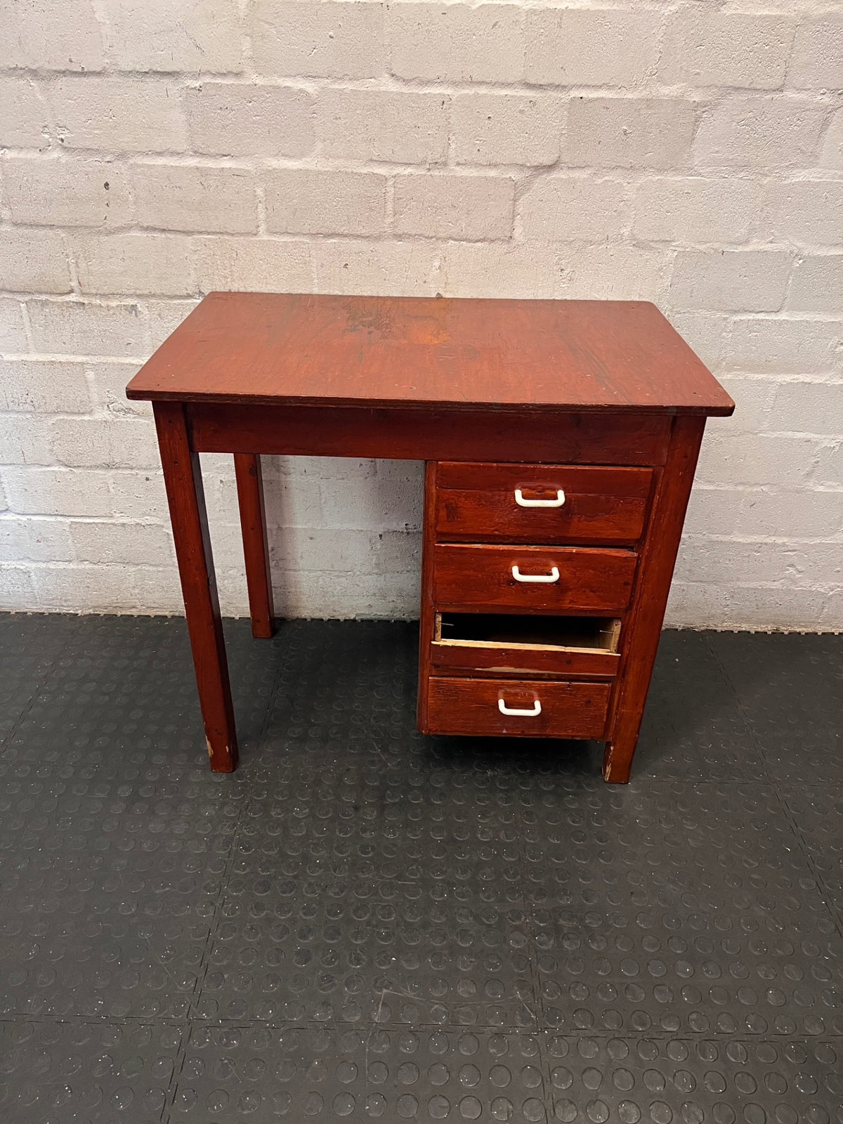 Wooden Dressing Table with 4 Drawers – main front view