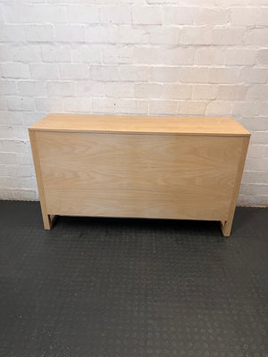 Coricraft Oak Sideboard with Drawers and Cupboards – back view
