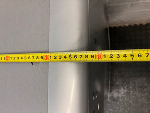 Defy Silver Freestanding Dishwasher – depth measurement