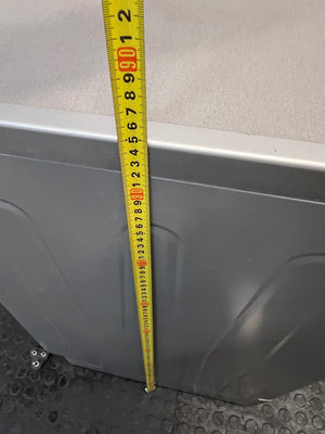 Defy Silver Freestanding Dishwasher – height measurement