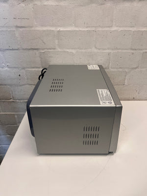 LG Silver Mirror Finish Microwave – top view