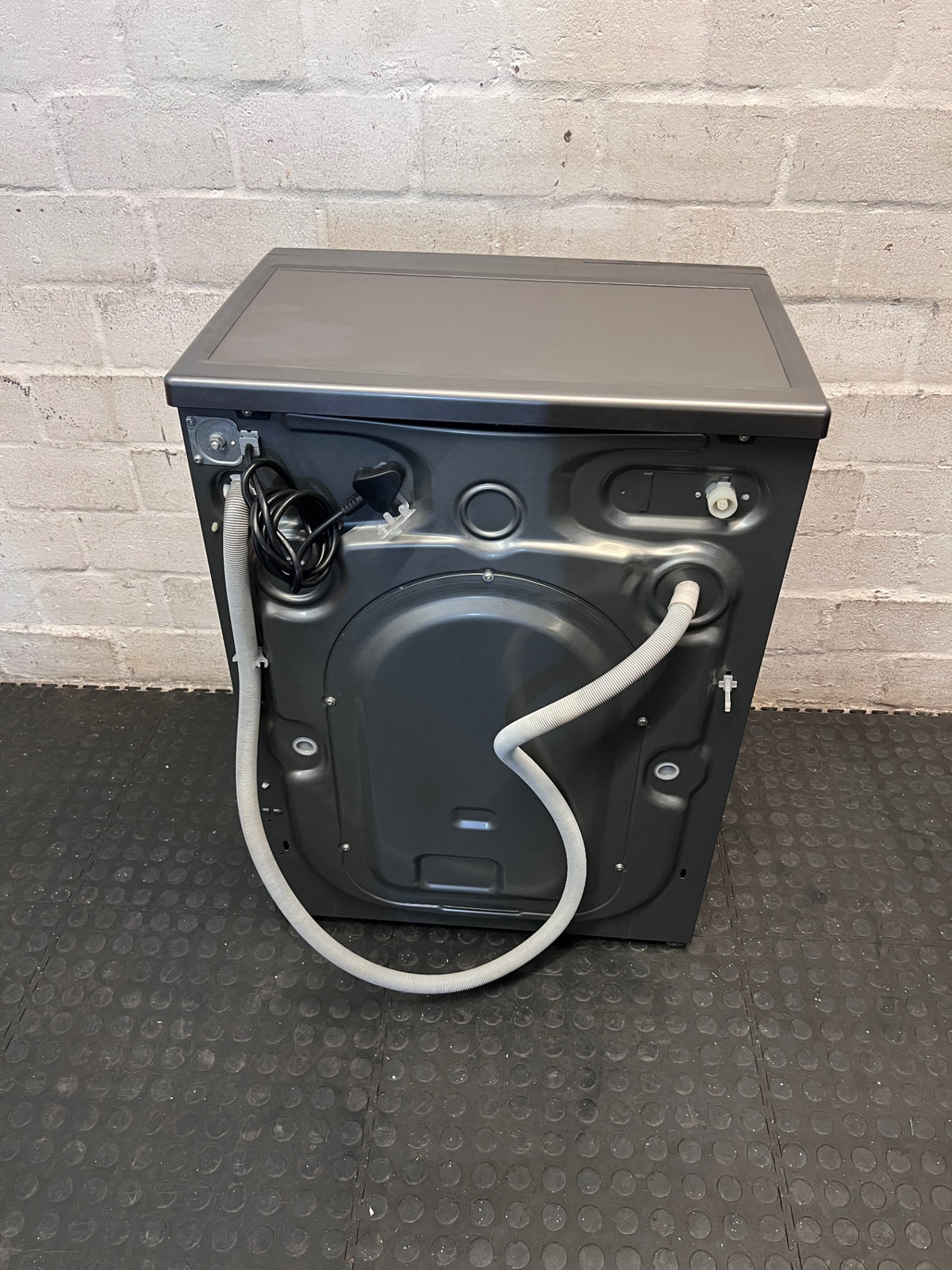 Defy 6kg Front Loader Washing Machine in Manhattan Grey – back view
