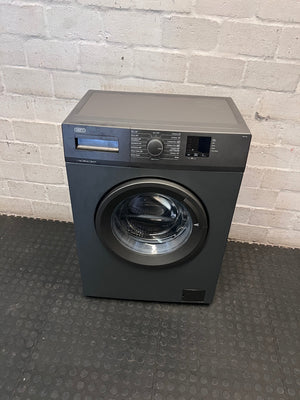 Defy 6kg Front Loader Washing Machine in Manhattan Grey – main front view
