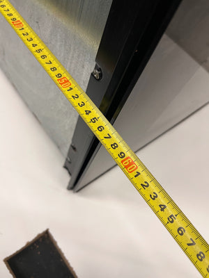 Defy Slimline 600 S Black Built-In Oven — Electrical Fault Tripping Breakers – depth measurement